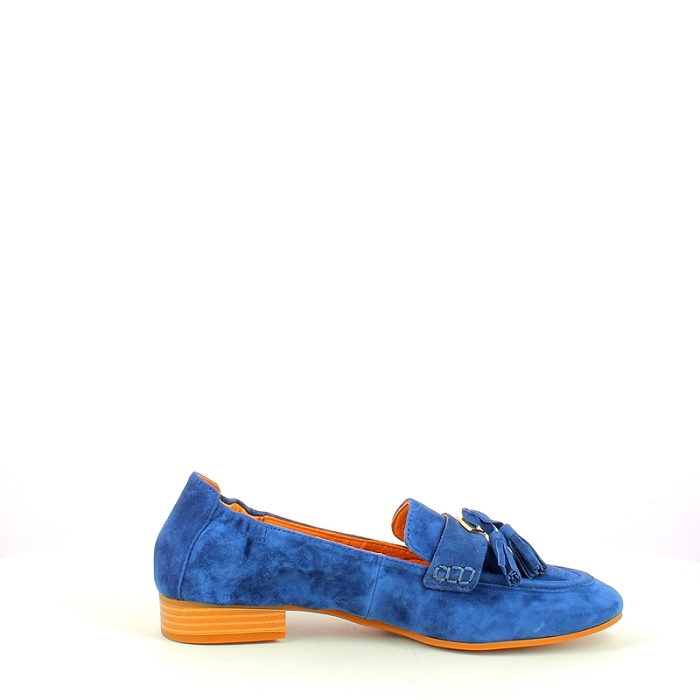 Mamzelle derbies mocassins zazou cuir velours marine5422401_3