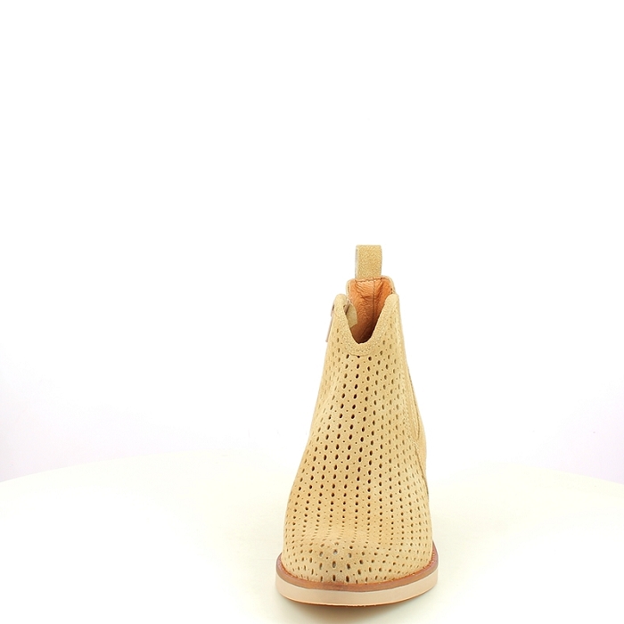 Mkd bottine amore cuir velours beige zip5423701_2