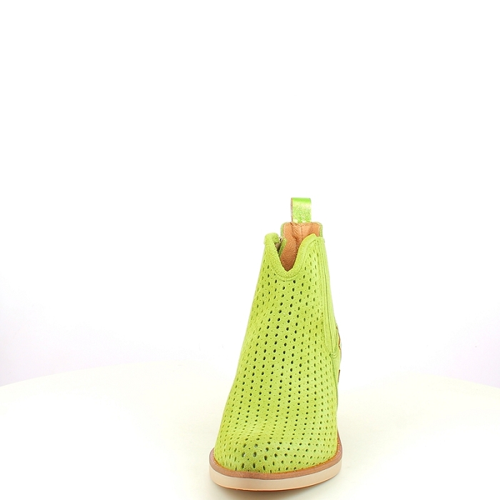 Mkd bottine amore cuir velours vert zip5423702_2