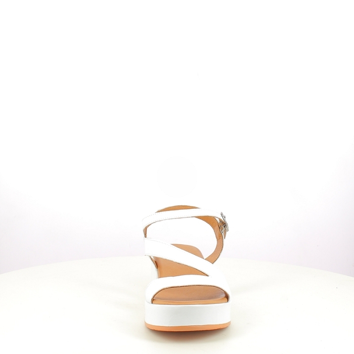 K.mary sandale galy cuir lisse blanc boucle5425101_2