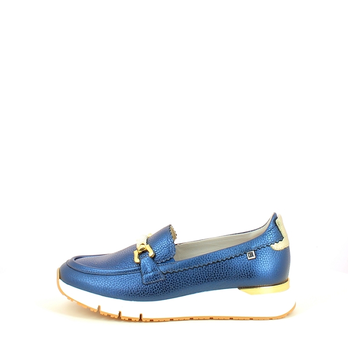 Dorking derbies mocassins d9655 cuir lisse marine