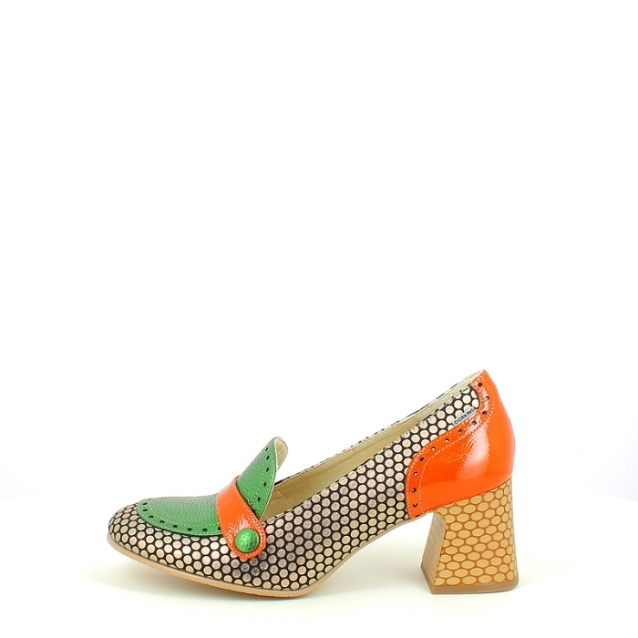 Dorking derbies mocassins d9676calun cuir lisse multi colors