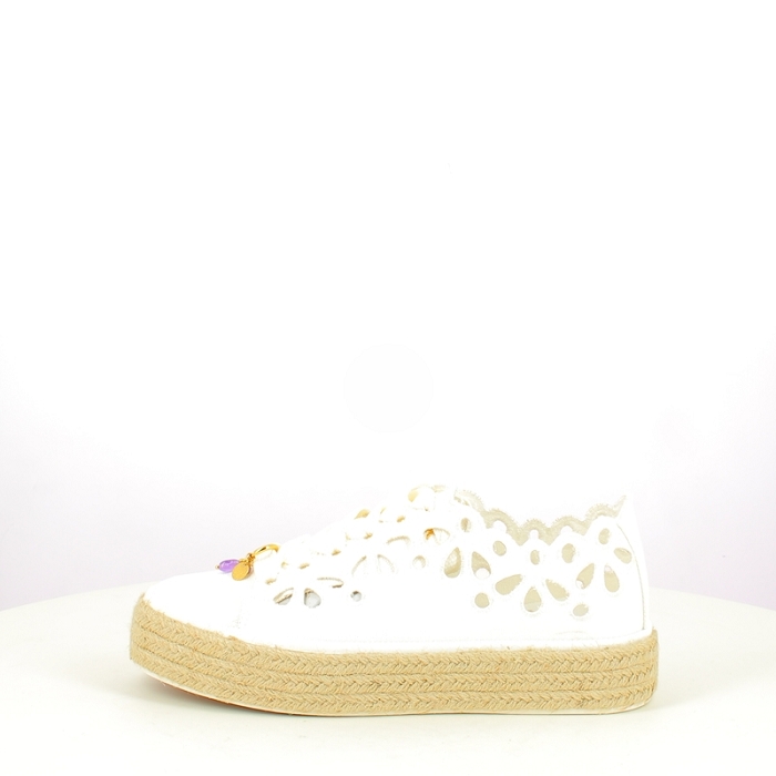 Cafe noir basket c1dm9060 toile blanc lacet