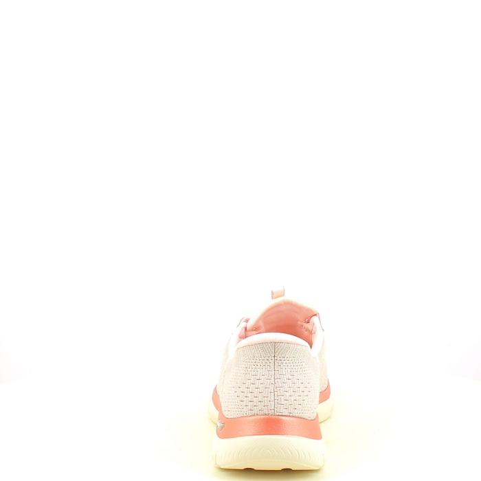 Skechers basket 150641 toile rose elastique5428401_4