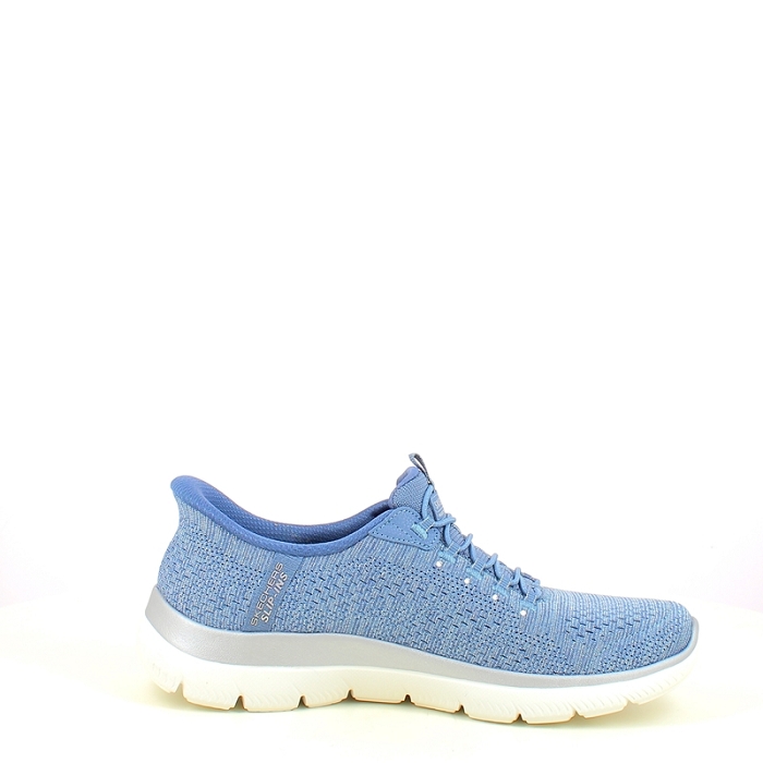 Skechers basket 150641 toile jean elastique5428402_3
