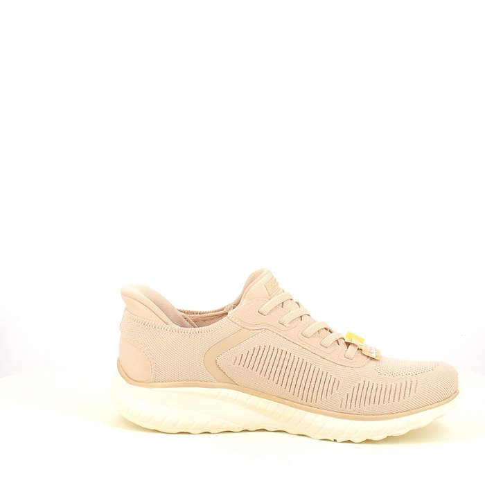 Skechers basket 117497 toile beige elastique5428501_3