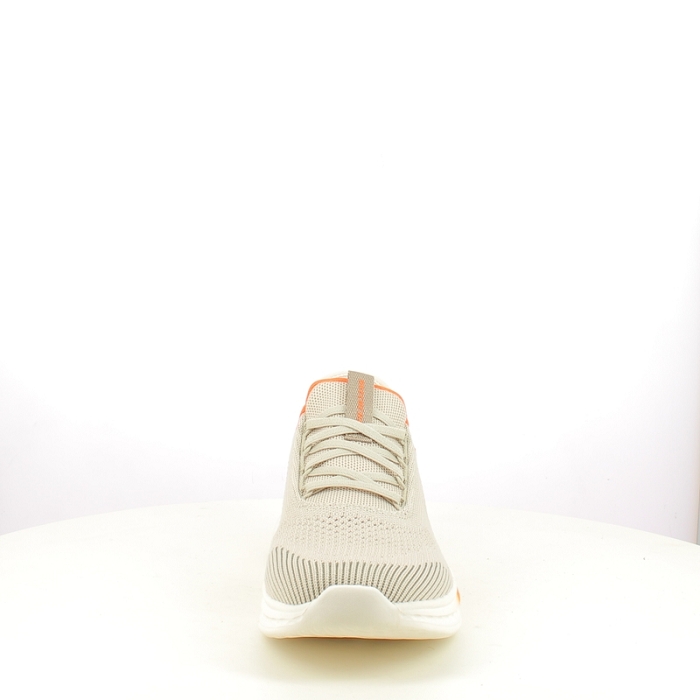 Skechers basket 210810 toile beige lacet5429301_2