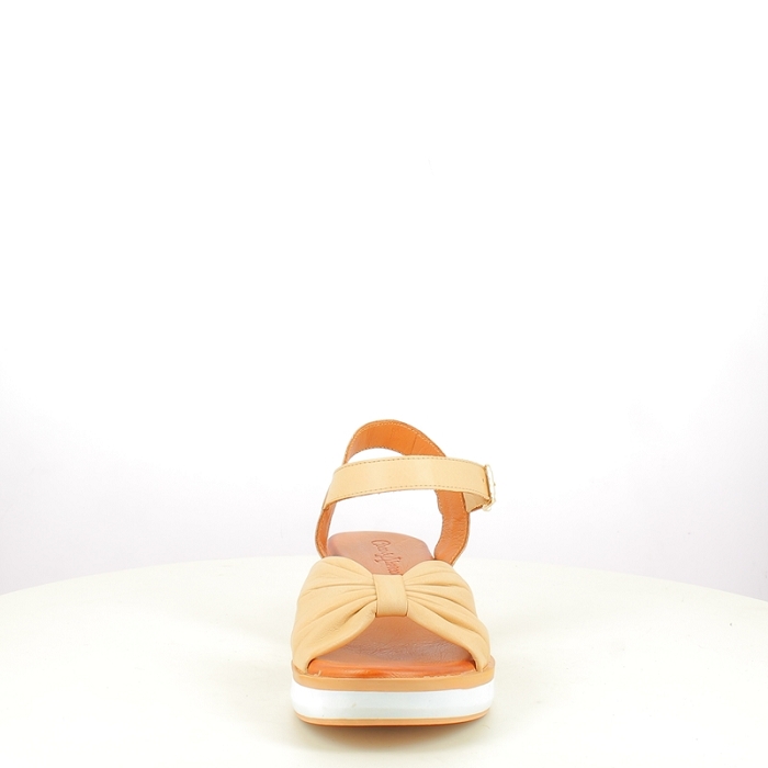 Coco abricot sandale v3314c cuir lisse nude boucle5430401_2