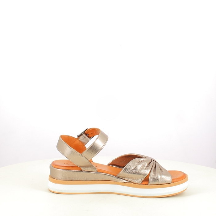 Coco abricot sandale v3314c cuir lisse bronze boucle5430402_3
