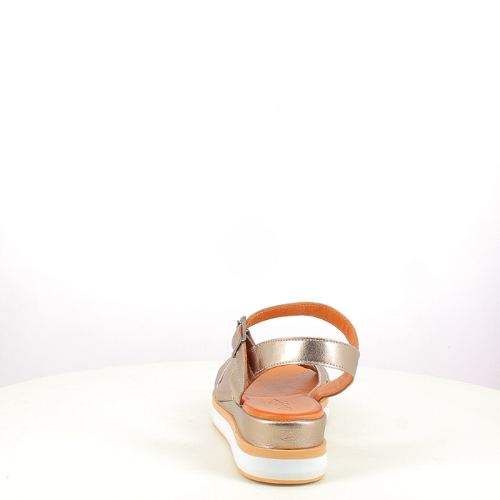 Coco abricot sandale v3314c cuir lisse bronze boucle5430402_4