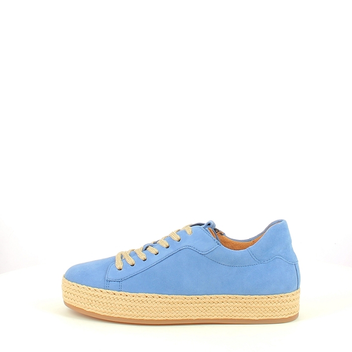 Gabor basket 83270 cuir velours jean lacet