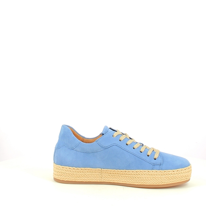 Gabor basket 83270 cuir velours jean lacet5431201_3