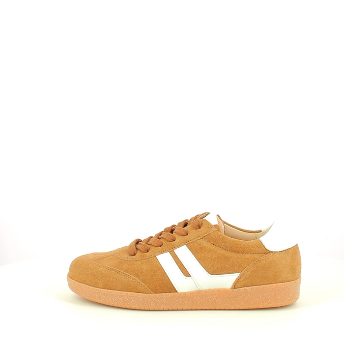 Gabor basket 83300 cuir velours camel lacet