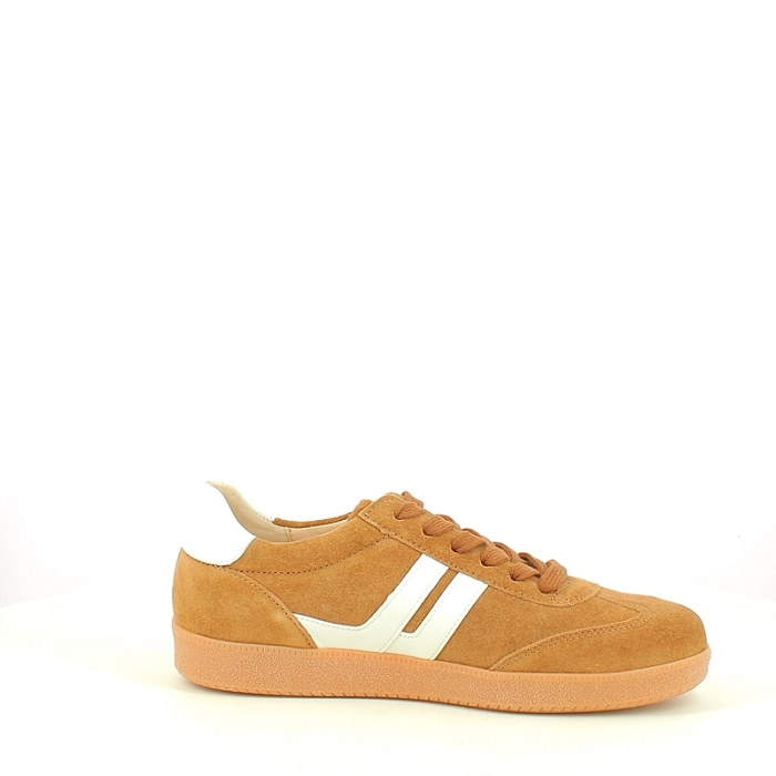 Gabor basket 83300 cuir velours camel lacet5431302_3