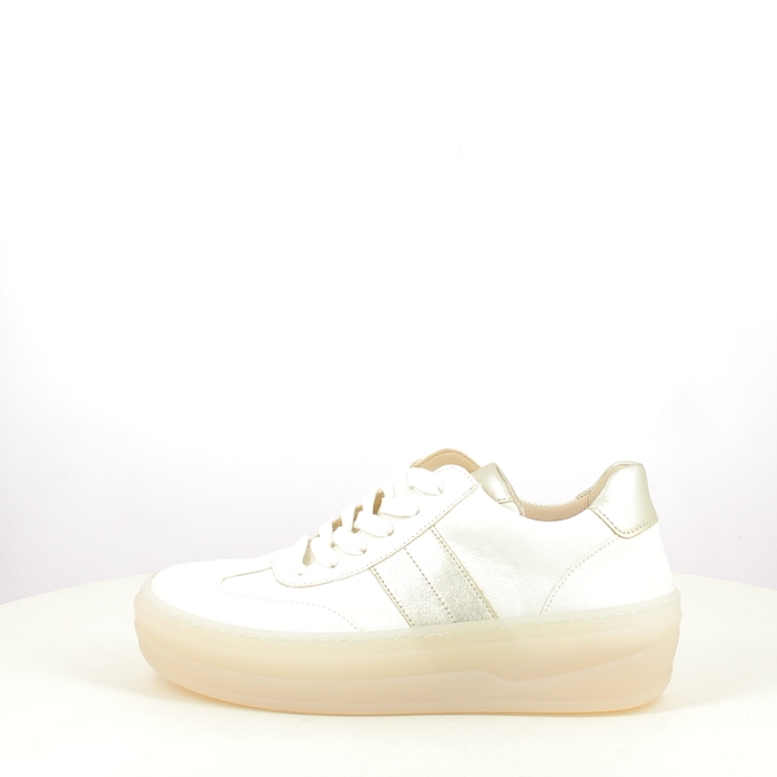 Gabor basket 83350.20 cuir lisse blanc lacet