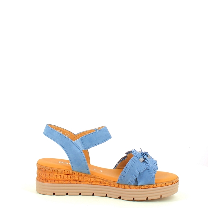 Gabor sandale 82704 cuir velours jean scratch5431801_3
