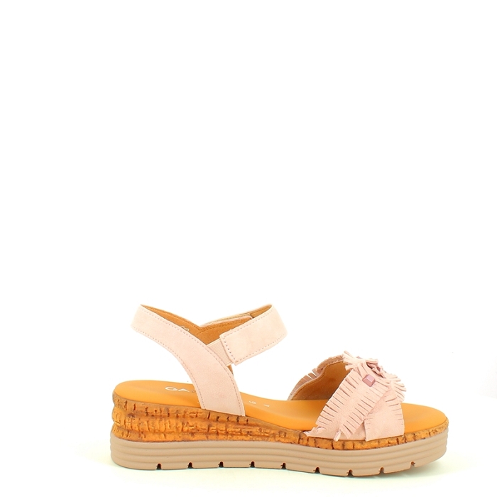 Gabor sandale 82704 cuir velours rose scratch5431802_3