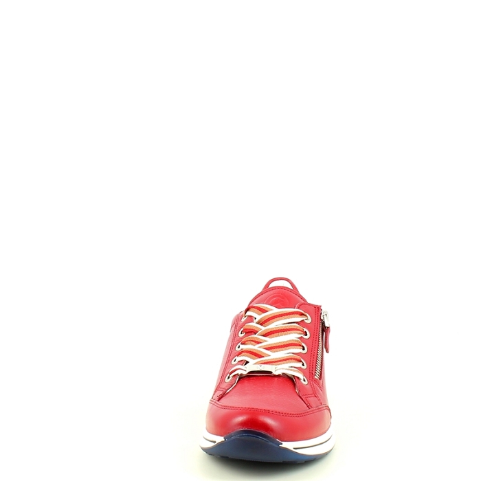 Ara basket 1254801 nubuck rouge lacet zip5432502_2