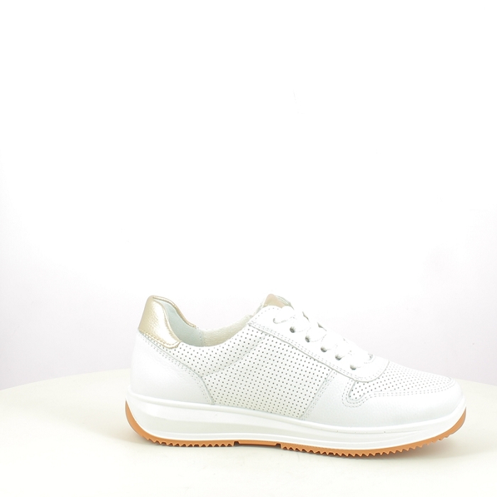 Ara basket 1225510.04 cuir lisse blanc lacet zip5432701_3