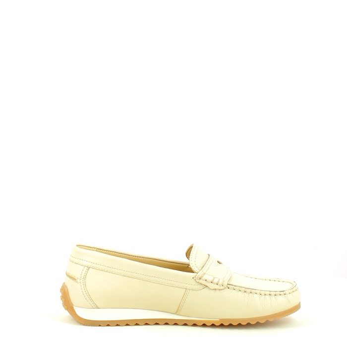 Ara derbies mocassins 1227702 cuir lisse blanc5433101_3