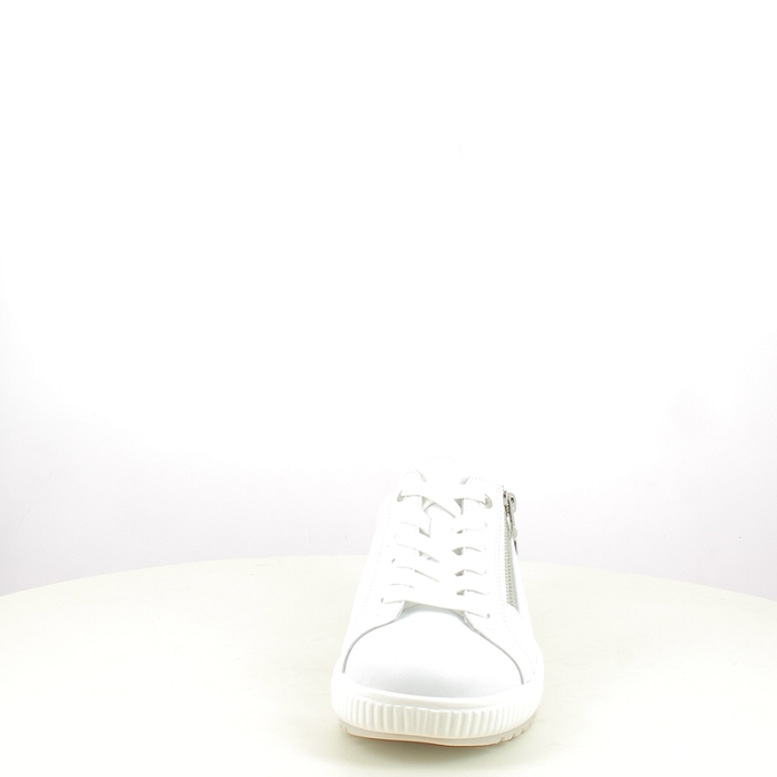 Remonte basket d0700.80 cuir lisse blanc lacet zip5434301_2