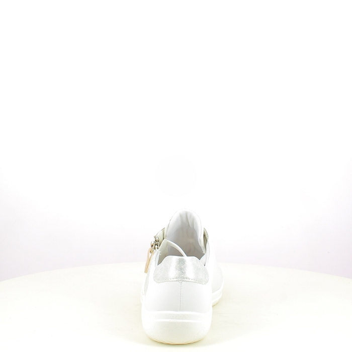 Remonte basket d1e00.81 cuir lisse blanc lacet zip5434501_4
