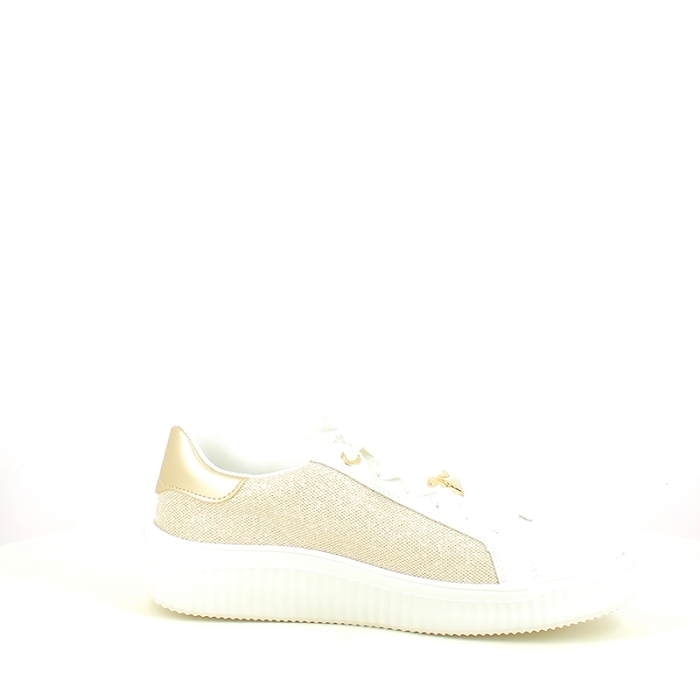 Remonte basket d3e01.90 cuir lisse or lacet zip5434701_3