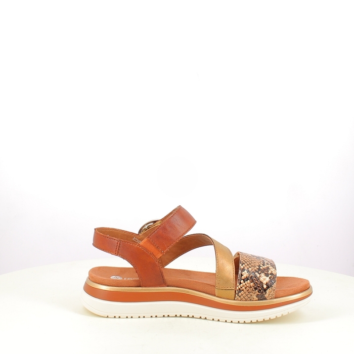 Remonte sandale d1j64.25 cuir lisse marron scratch5435501_3