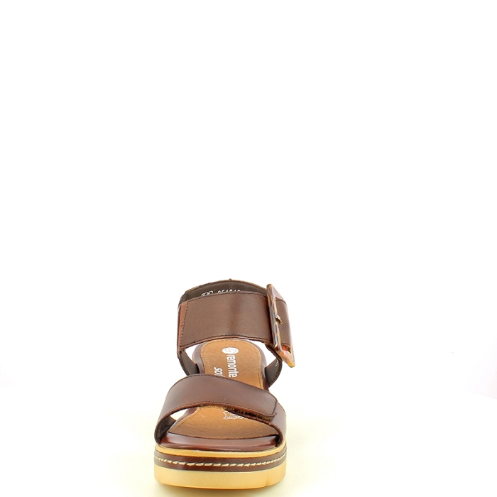 Remonte sandale d2l53.25 cuir lisse marron scratch5435801_2