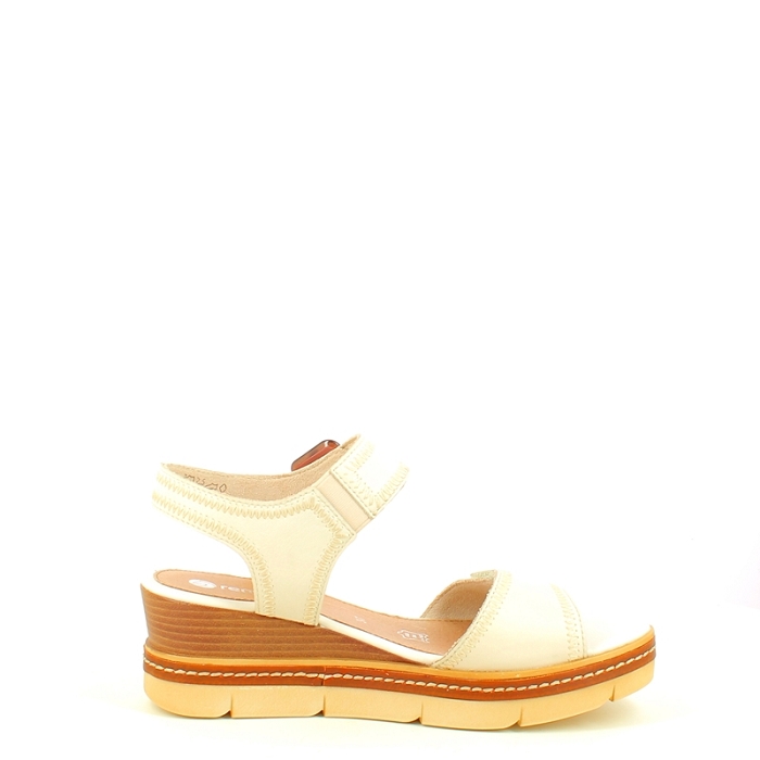 Remonte sandale d2l58.60 cuir lisse beige scratch5435901_3