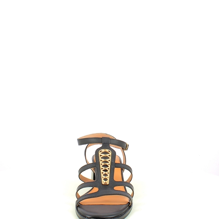 Karston sandale catalina cuir lisse noir boucle5441301_2