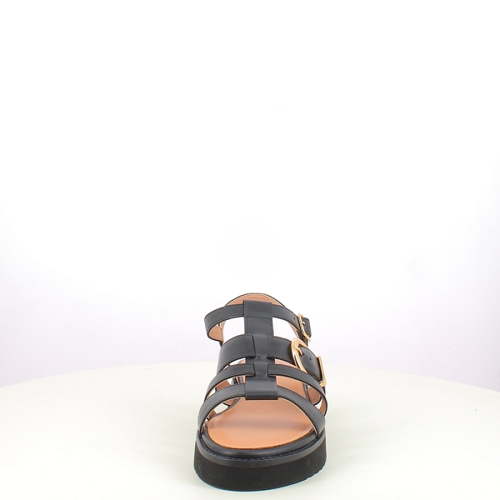 Karston sandale claudia cuir lisse noir boucle5441501_2