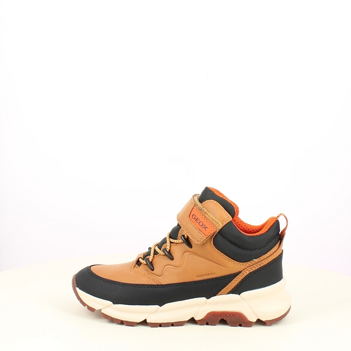 Geox garcon j36lcg multi matiere camel scratch