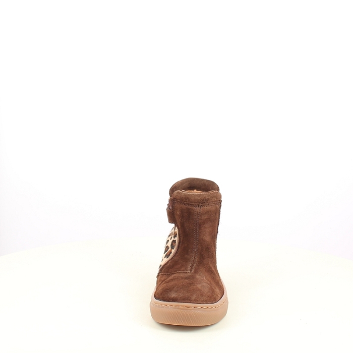 gbb fille asa cuir velours marron zip5466601_2
