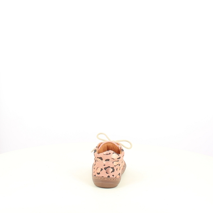 Gbb debout reine cuir velours rose lacet5467002_4