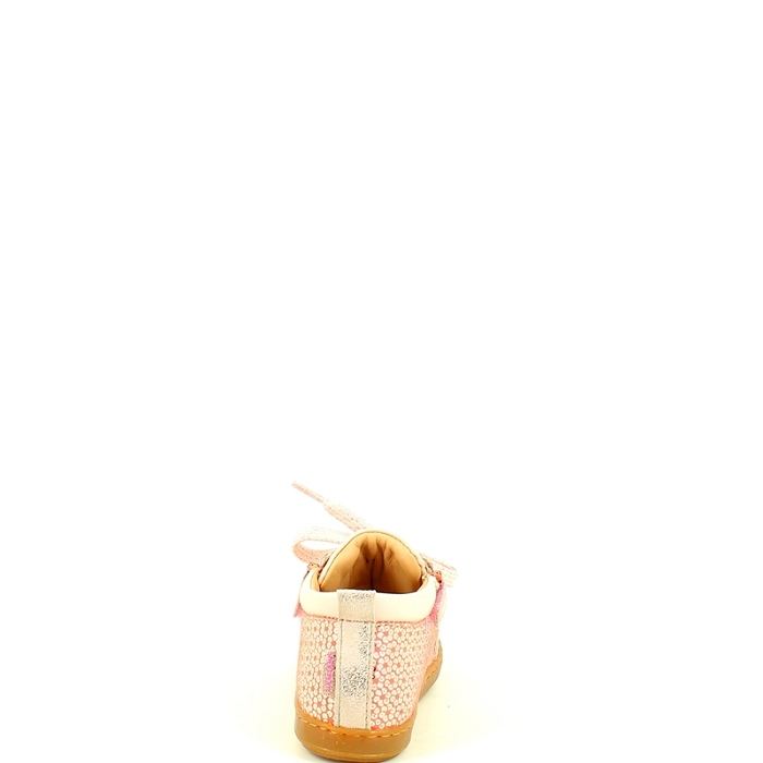 Shoo pom premier pas bouba bi zip cuir lisse rose lacet zip5468701_4