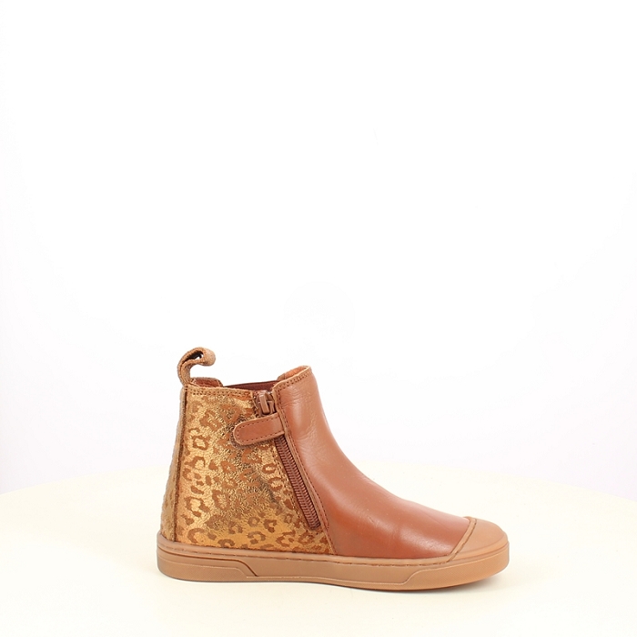 Trottino fille sora cuir lisse camel zip5471201_3
