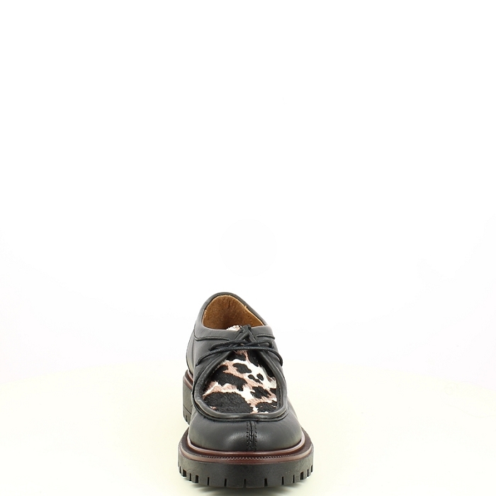 Coco abricot derbies mocassins etreham cuir lisse noir lacet5481701_2