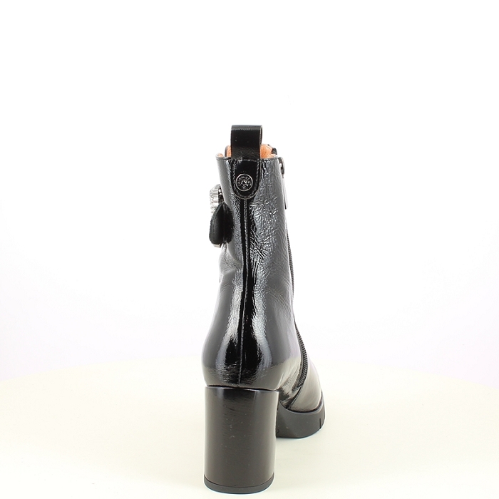 Rose metal bottine fenay vernis noir zip5481801_4
