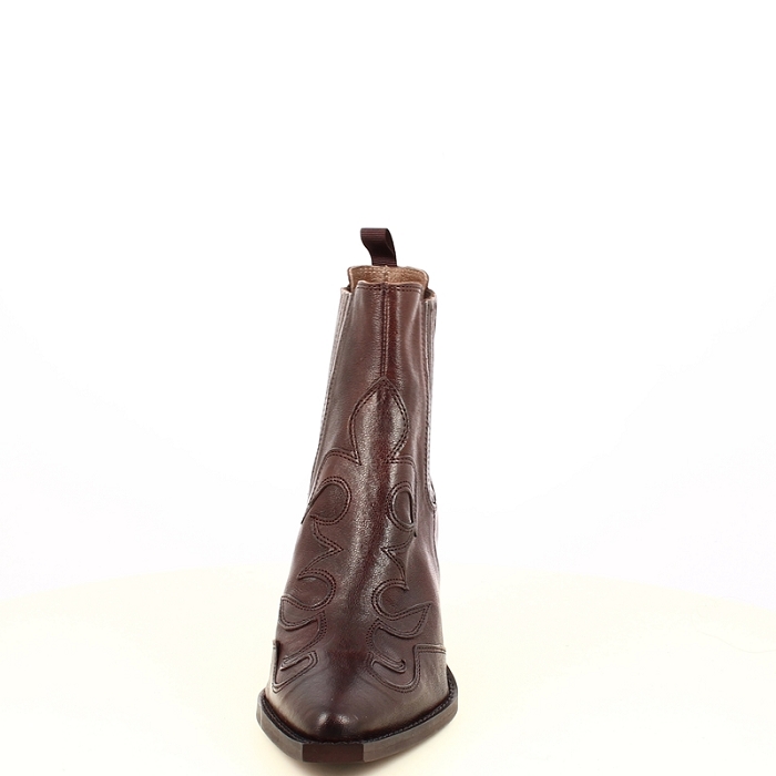 Muratti bottine mehdi cuir lisse marron zip5481901_2