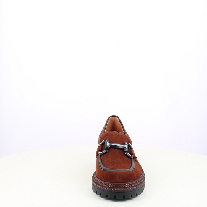 mamzelle derbies mocassins glam cuir velours marron5482201_2