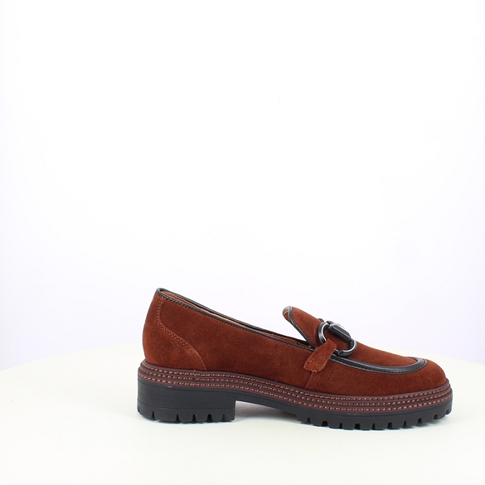 mamzelle derbies mocassins glam cuir velours marron5482201_3