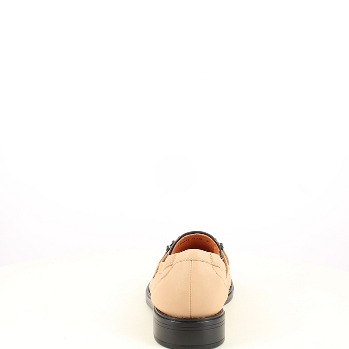 Mamzelle derbies mocassins berca cuir lisse ecru5482301_4
