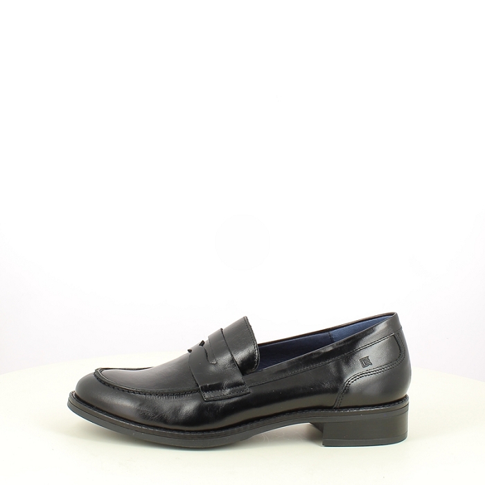 Dorking derbies mocassins d8710 cuir lisse noir