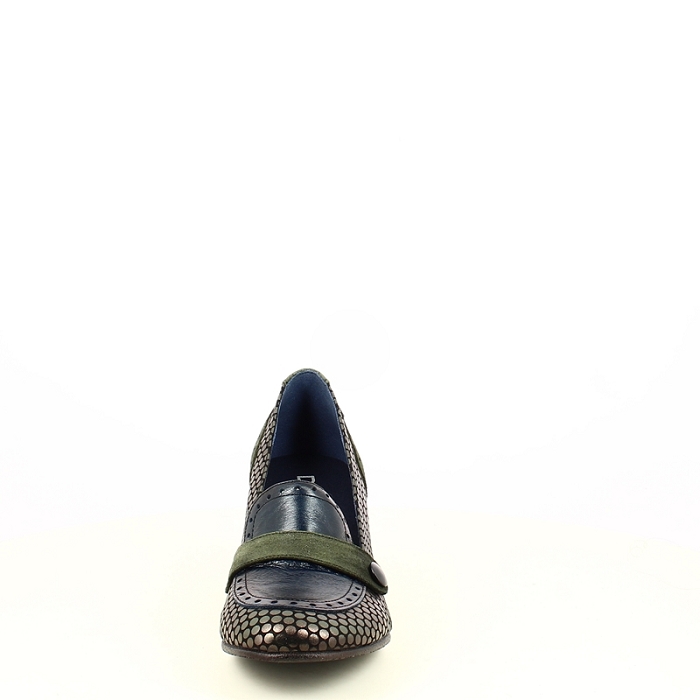 Dorking derbies mocassins d9614 cuir lisse marine5483401_2