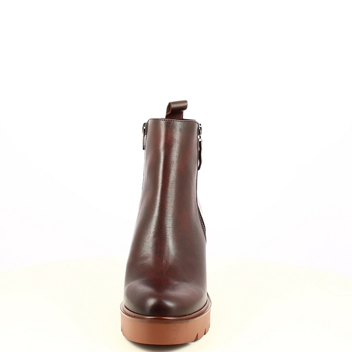 Dorking bottine d9562 cuir lisse marron zip5483501_2