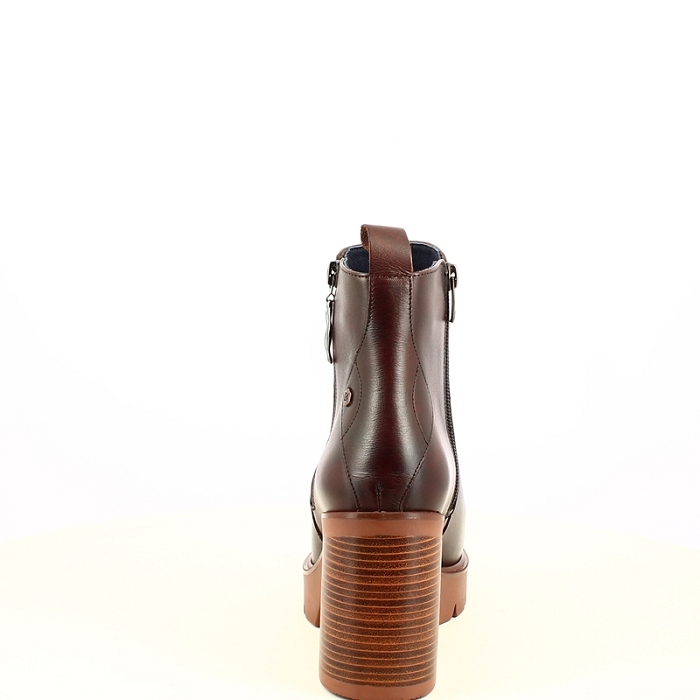 Dorking bottine d9562 cuir lisse marron zip5483501_4