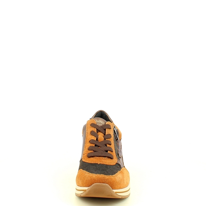 Remonte basket d0t23.24 synthetique cognac lacet zip5483901_2