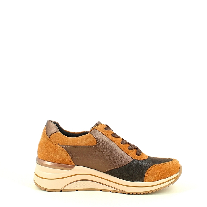 Remonte basket d0t23.24 synthetique cognac lacet zip5483901_3