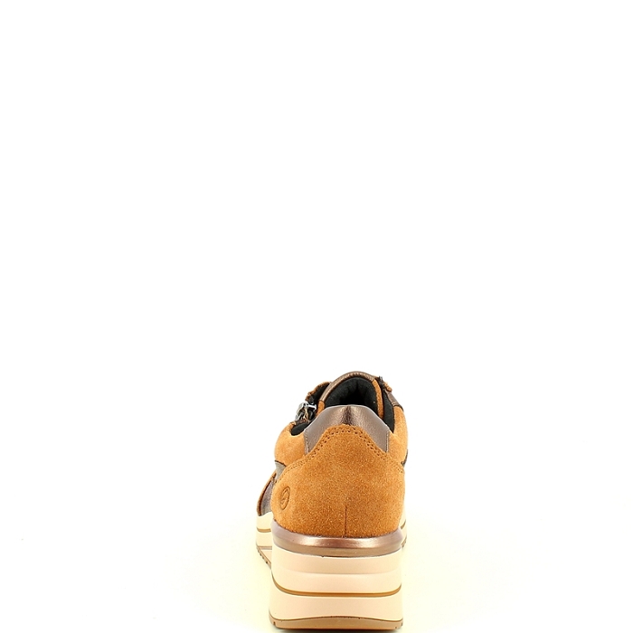 Remonte basket d0t23.24 synthetique cognac lacet zip5483901_4